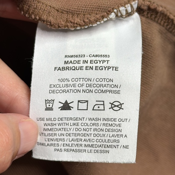 Nike Max90 Brown Loose Fit Stone Washed Crewneck Tshirt Size Small - Picture 8 of 9